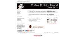 Desktop Screenshot of coffee-statistics.com